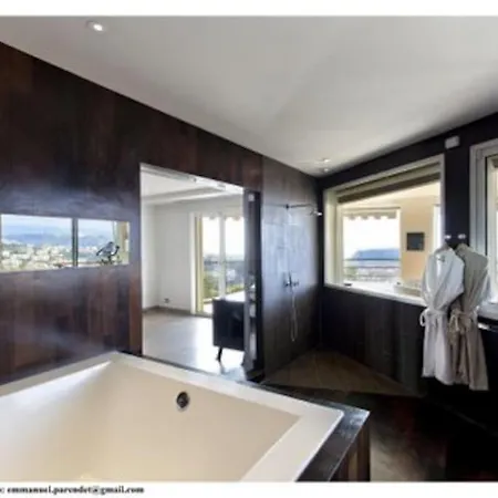 Mont Boron - - Splendide D'architecte Vue Panoramique ヴィラ